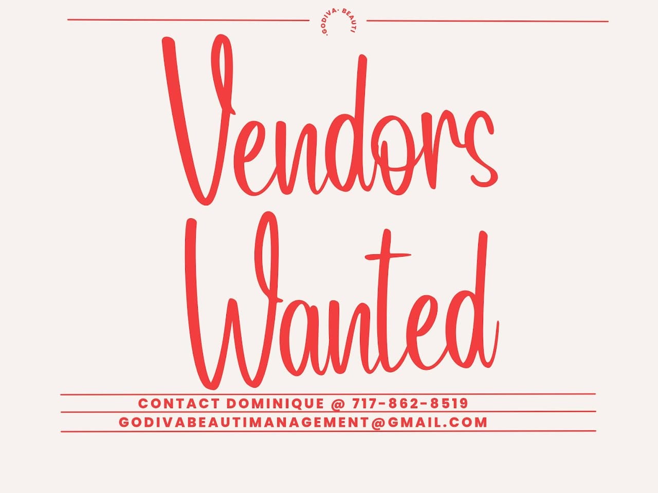 VENDOR FEE DEPOSIT